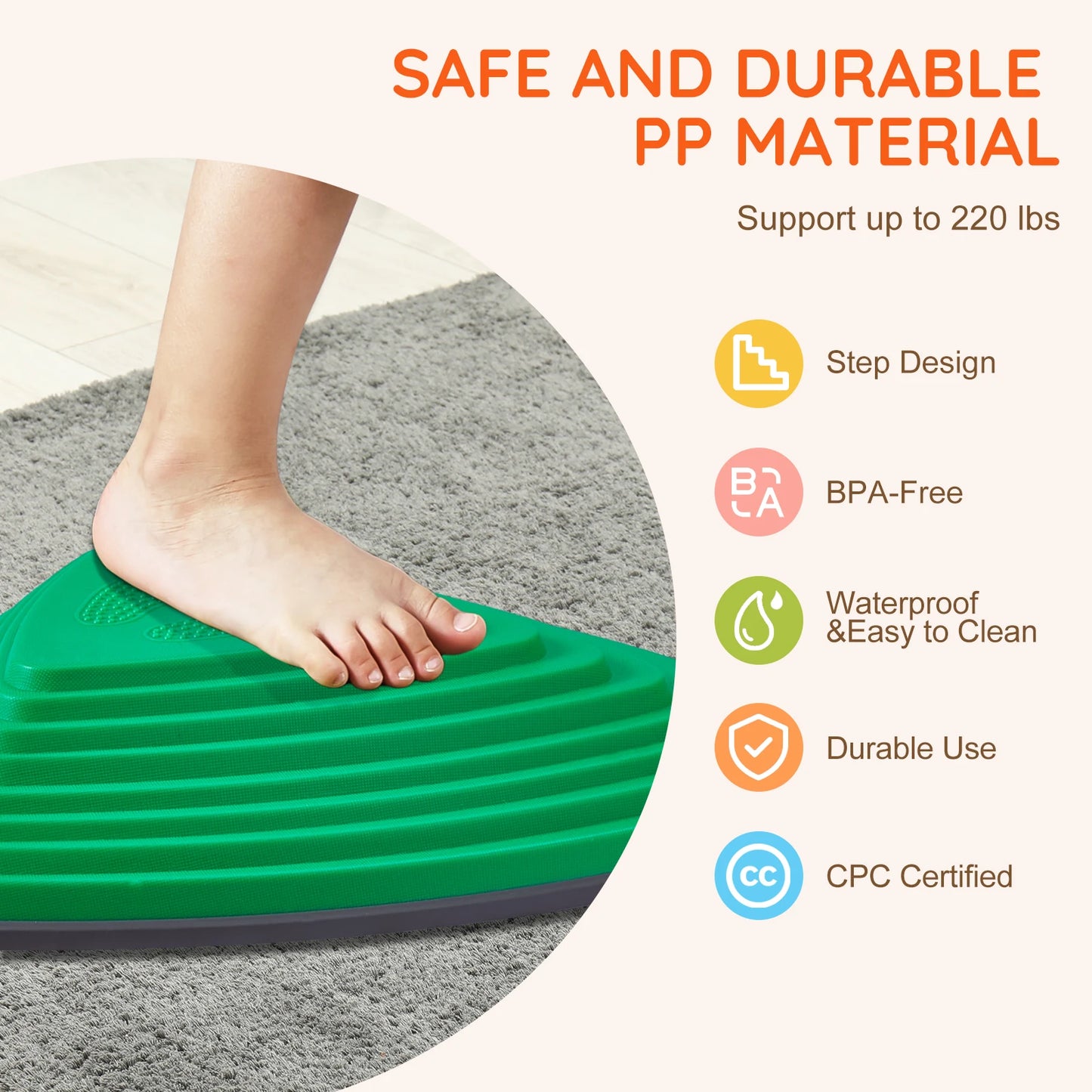12 PCS Balance Stepping Stones Obstacle - All Fresh Finds