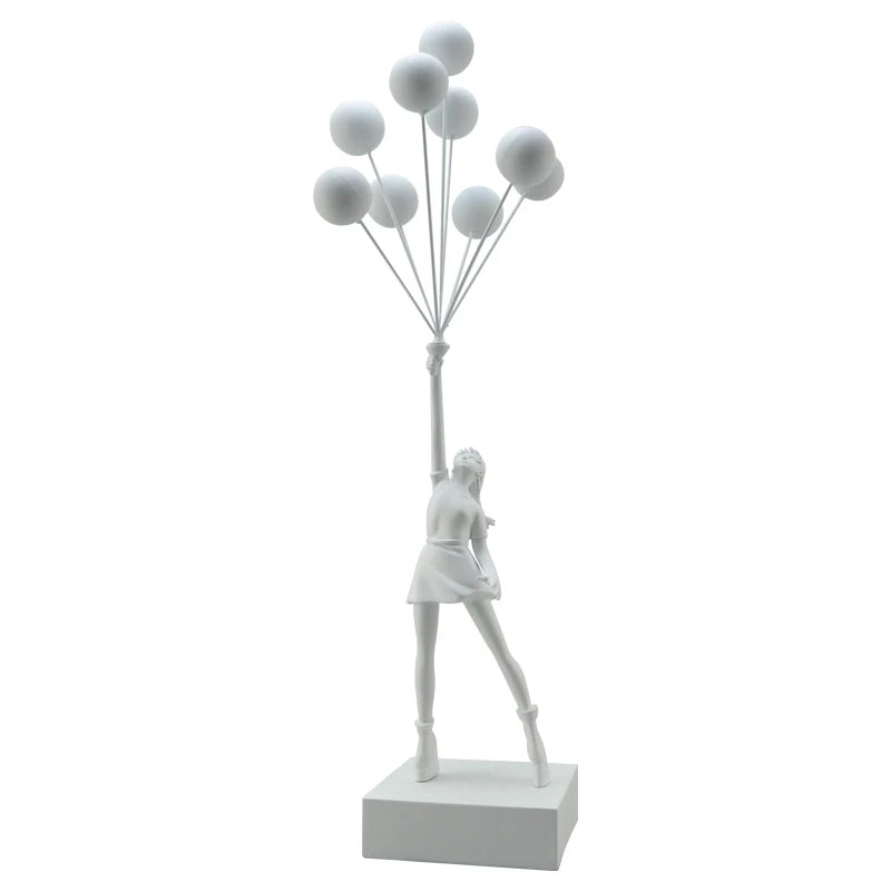 Art Balloon Girl Statues - All Fresh Finds