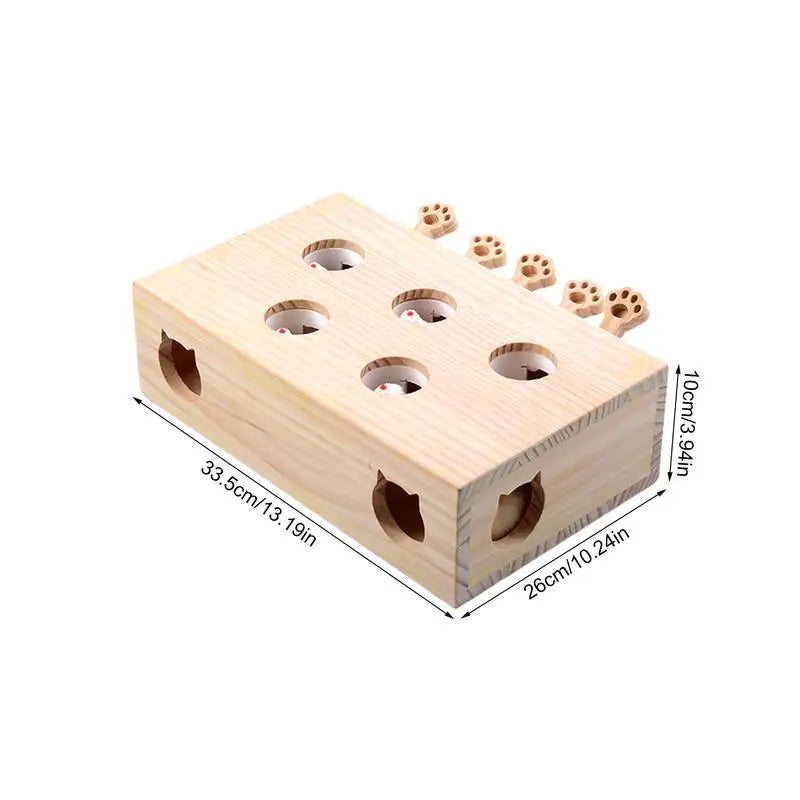 5 Hole Cat Whack Mole Box - All Fresh Finds
