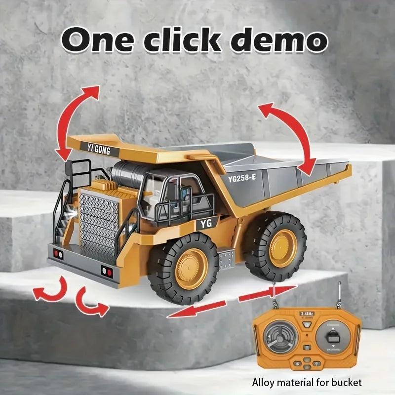 RC Engineering Dump Truck Toy - All Fresh Finds
