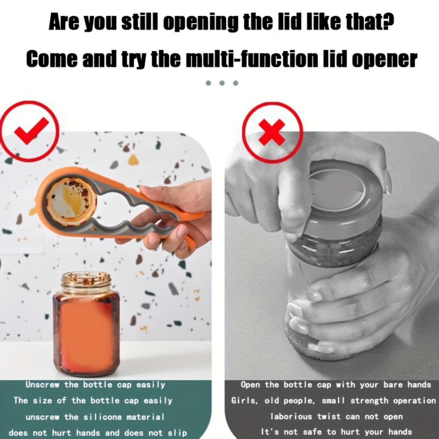 4 In 1 Jar Opener - All Fresh Finds