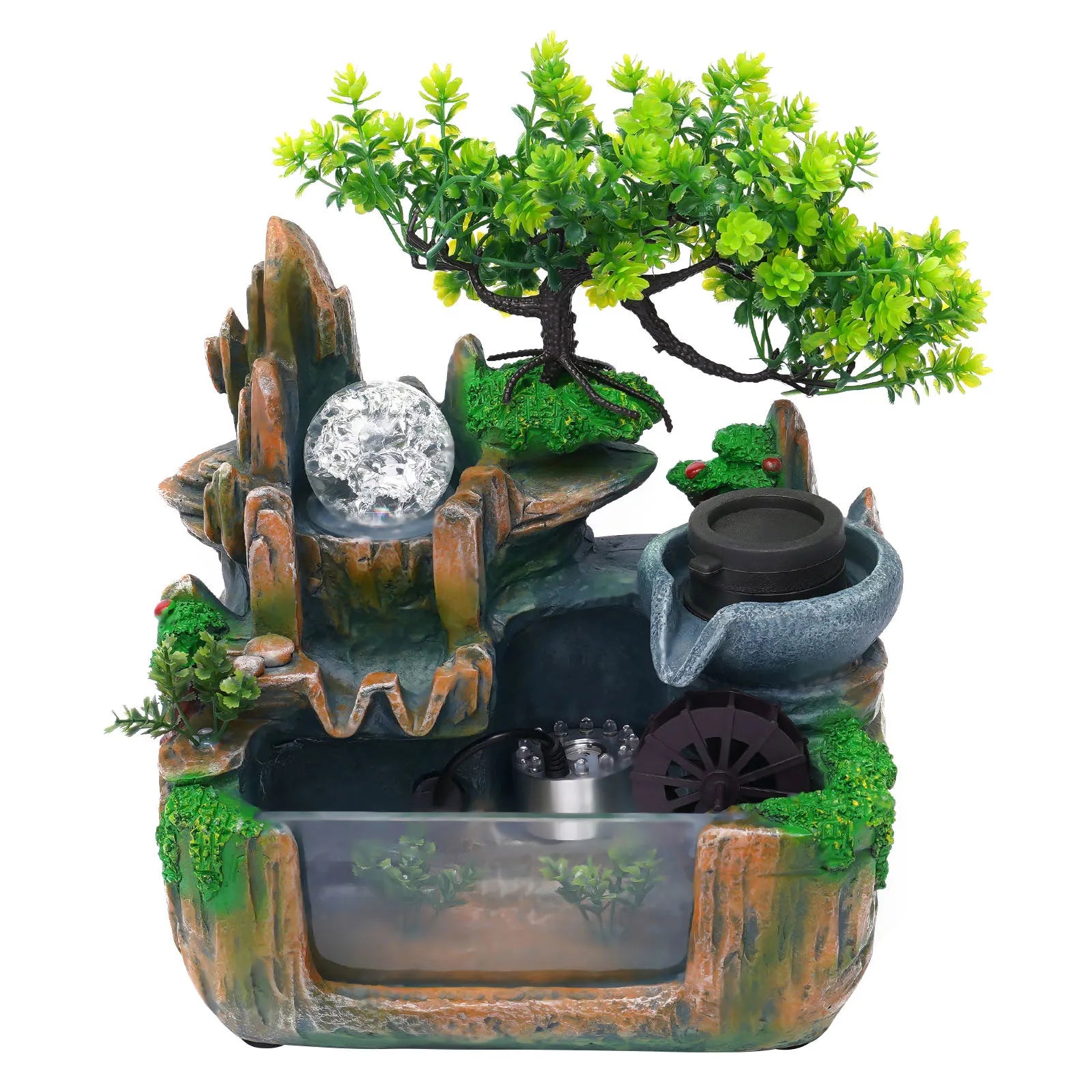 Bonsai Tree Rock Water Fountains - All Fresh Finds