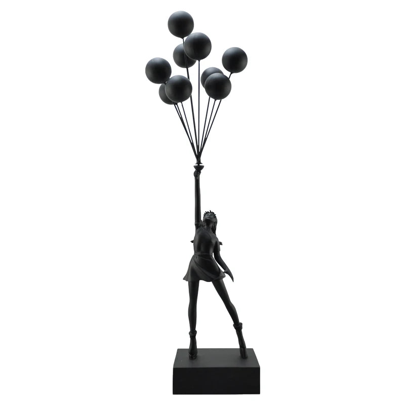 Art Balloon Girl Statues - All Fresh Finds