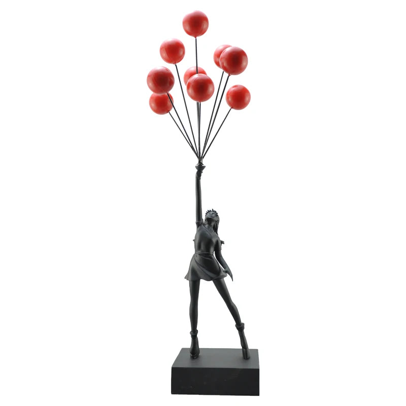 Art Balloon Girl Statues - All Fresh Finds