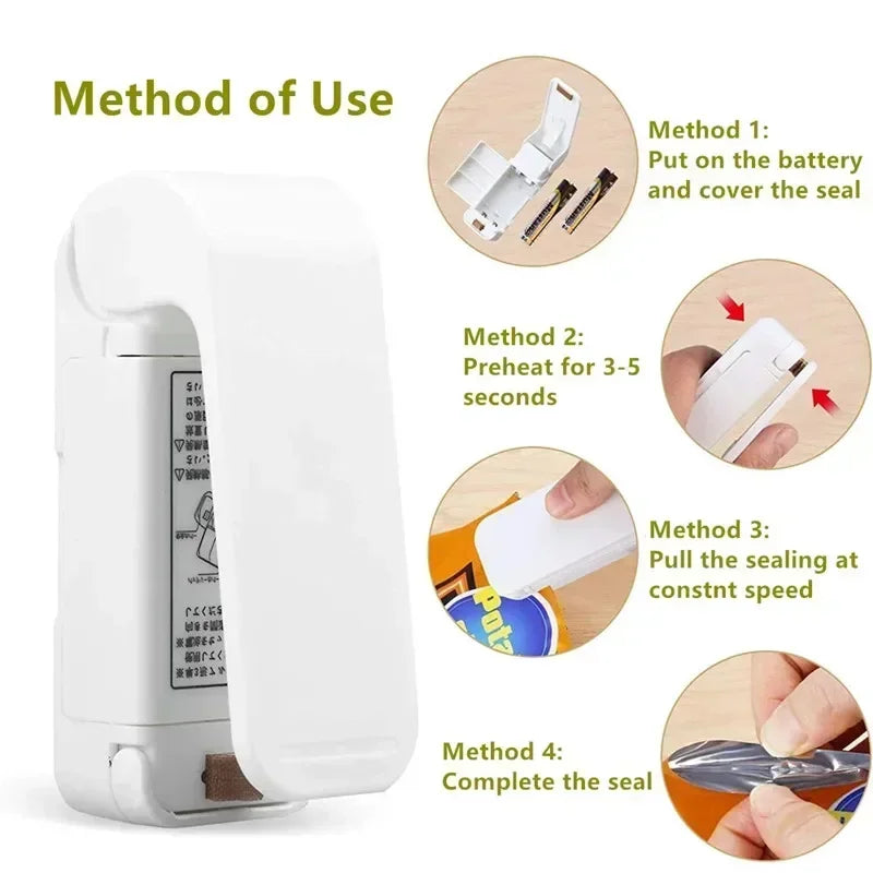 Portable Bag Heat Sealer Plastic - All Fresh Finds