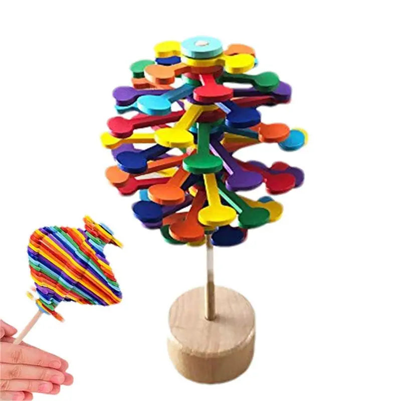 Wooden Spiral Lollipop Toys - All Fresh Finds