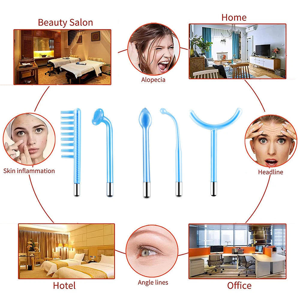5in1 High Frequency Facial Machine - All Fresh Finds