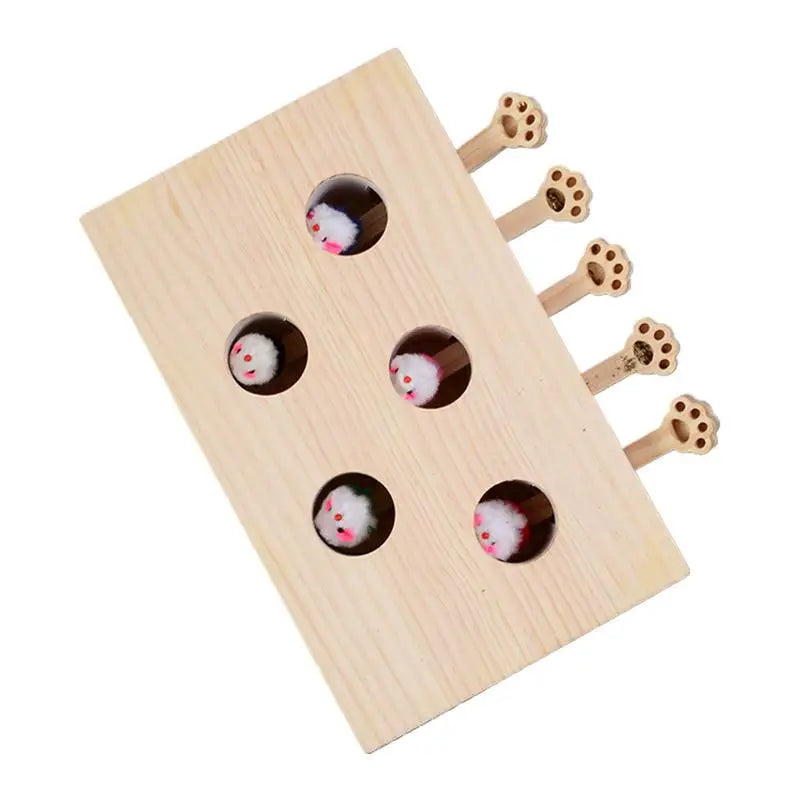 5 Hole Cat Whack Mole Box - All Fresh Finds