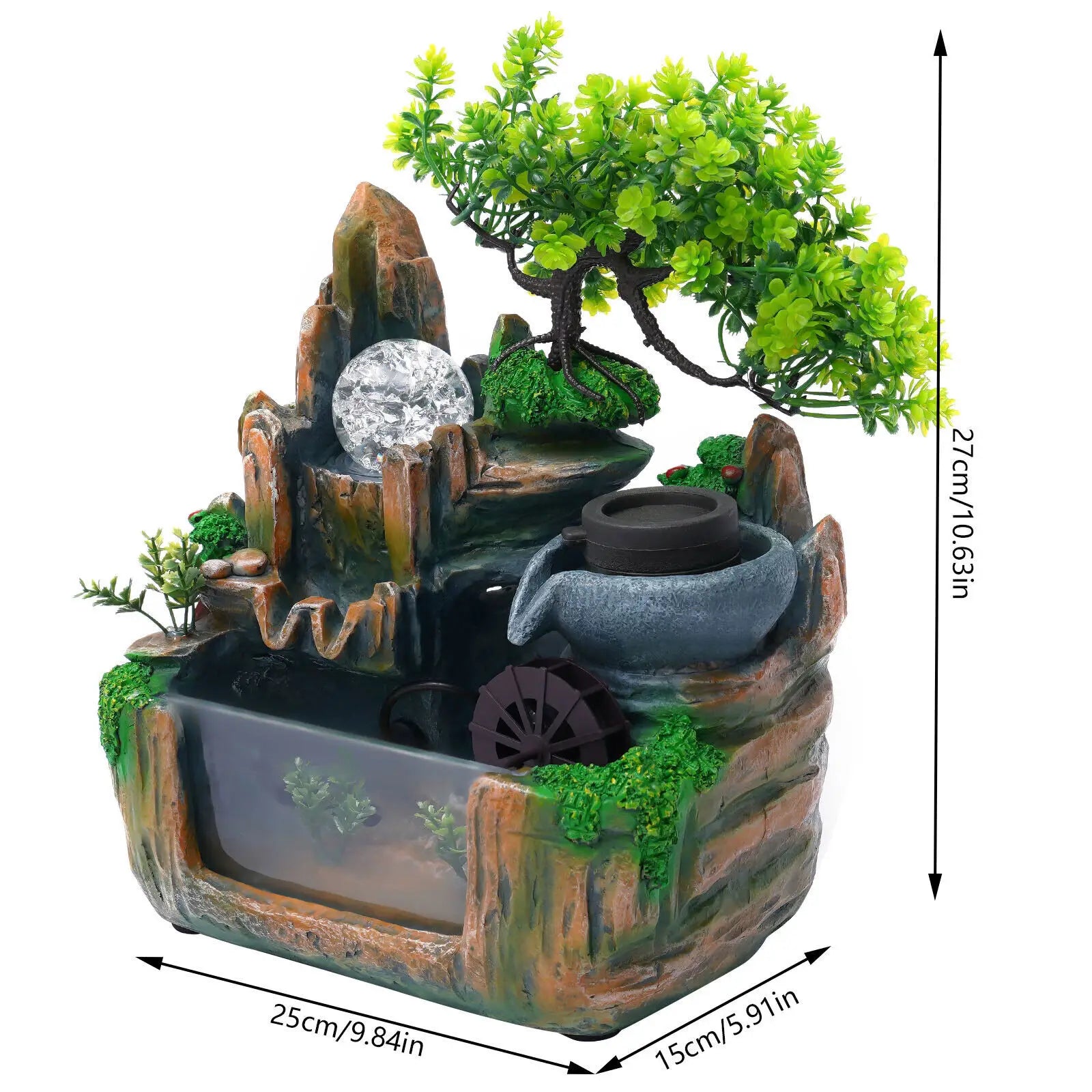 Bonsai Tree Rock Water Fountains - All Fresh Finds