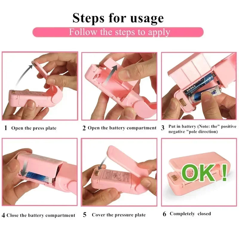 Portable Bag Heat Sealer Plastic - All Fresh Finds