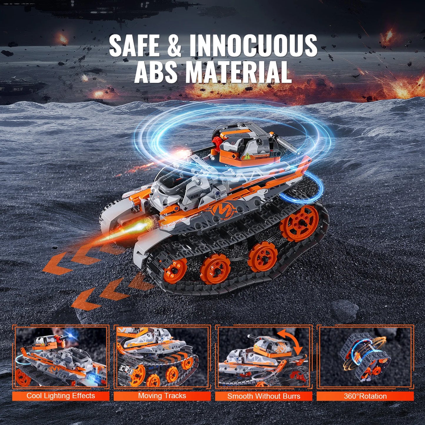 5-in-1 RC Technical Car APP Controlled 554pcs Blocks - All Fresh Finds