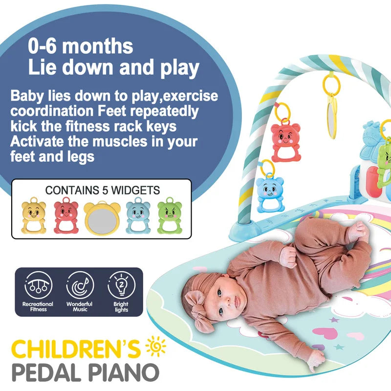 Baby Fitness Stand Music Play - All Fresh Finds