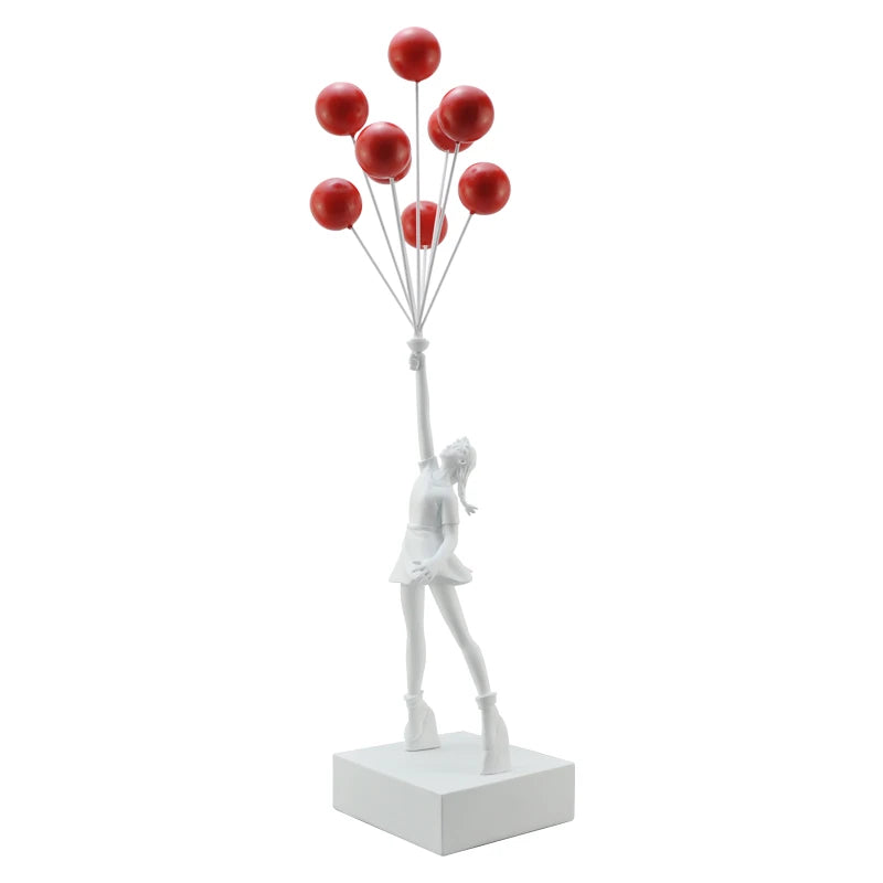 Art Balloon Girl Statues - All Fresh Finds