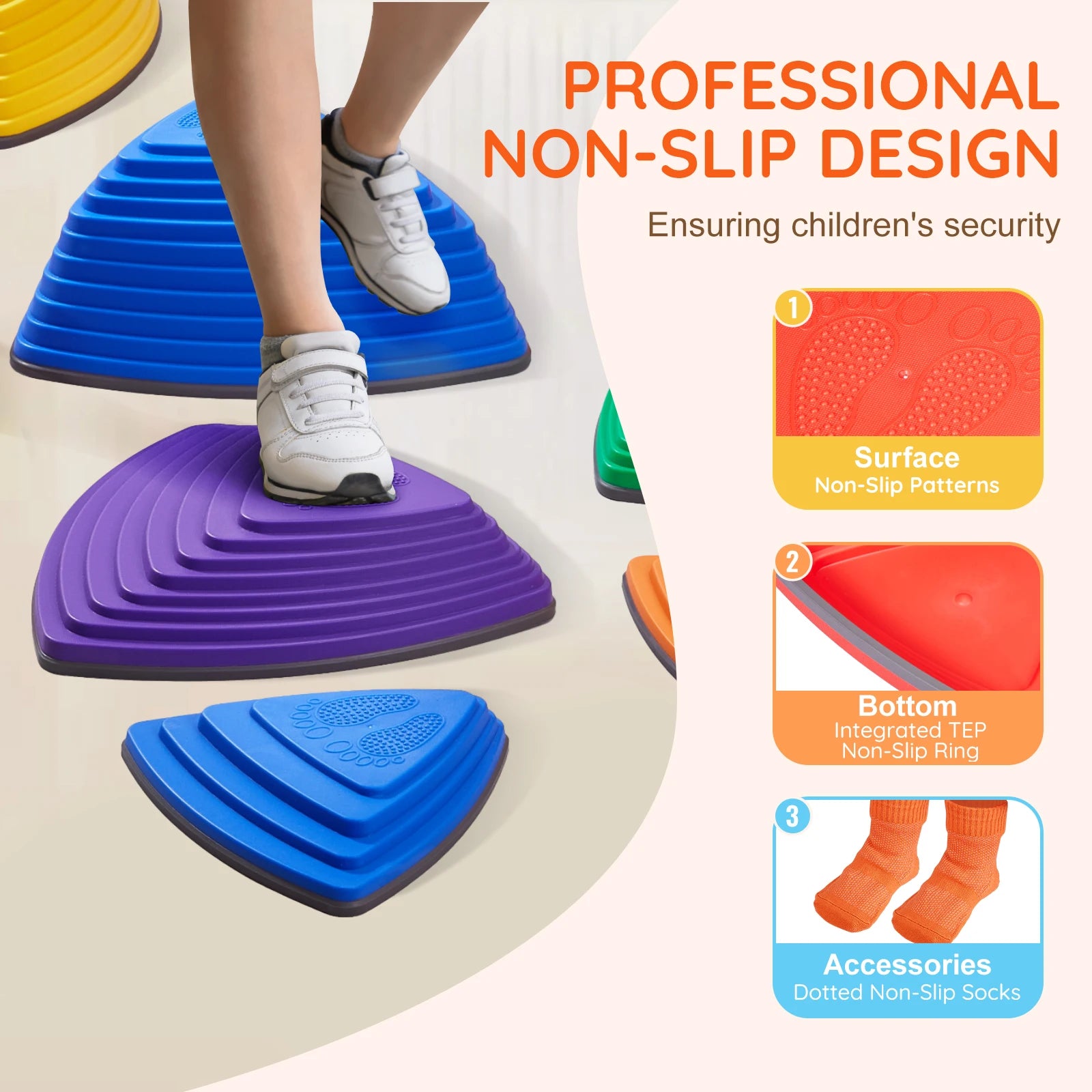12 PCS Balance Stepping Stones Obstacle - All Fresh Finds