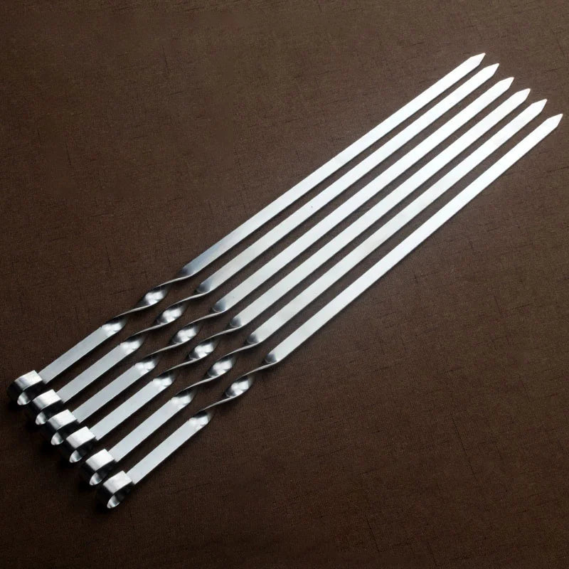 Reusable Stainless Steel BBQ Skewers - All Fresh Finds
