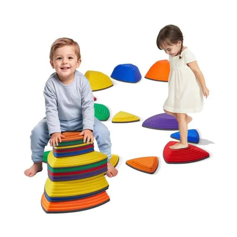 12 PCS Balance Stepping Stones Obstacle - All Fresh Finds