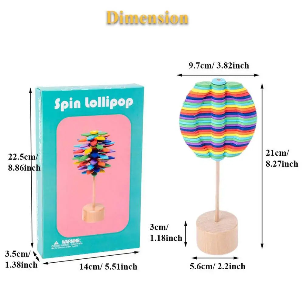 Wooden Spiral Lollipop Toys - All Fresh Finds
