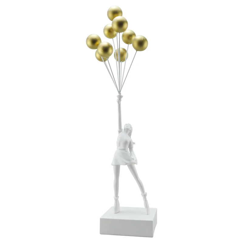 Art Balloon Girl Statues - All Fresh Finds