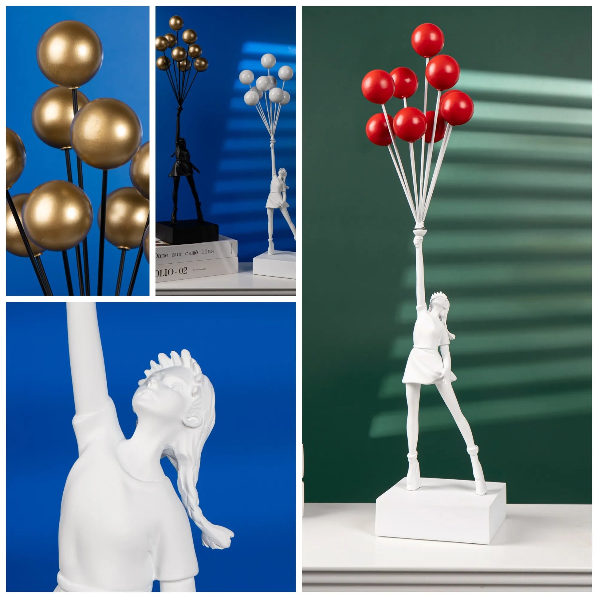 Art Balloon Girl Statues - All Fresh Finds