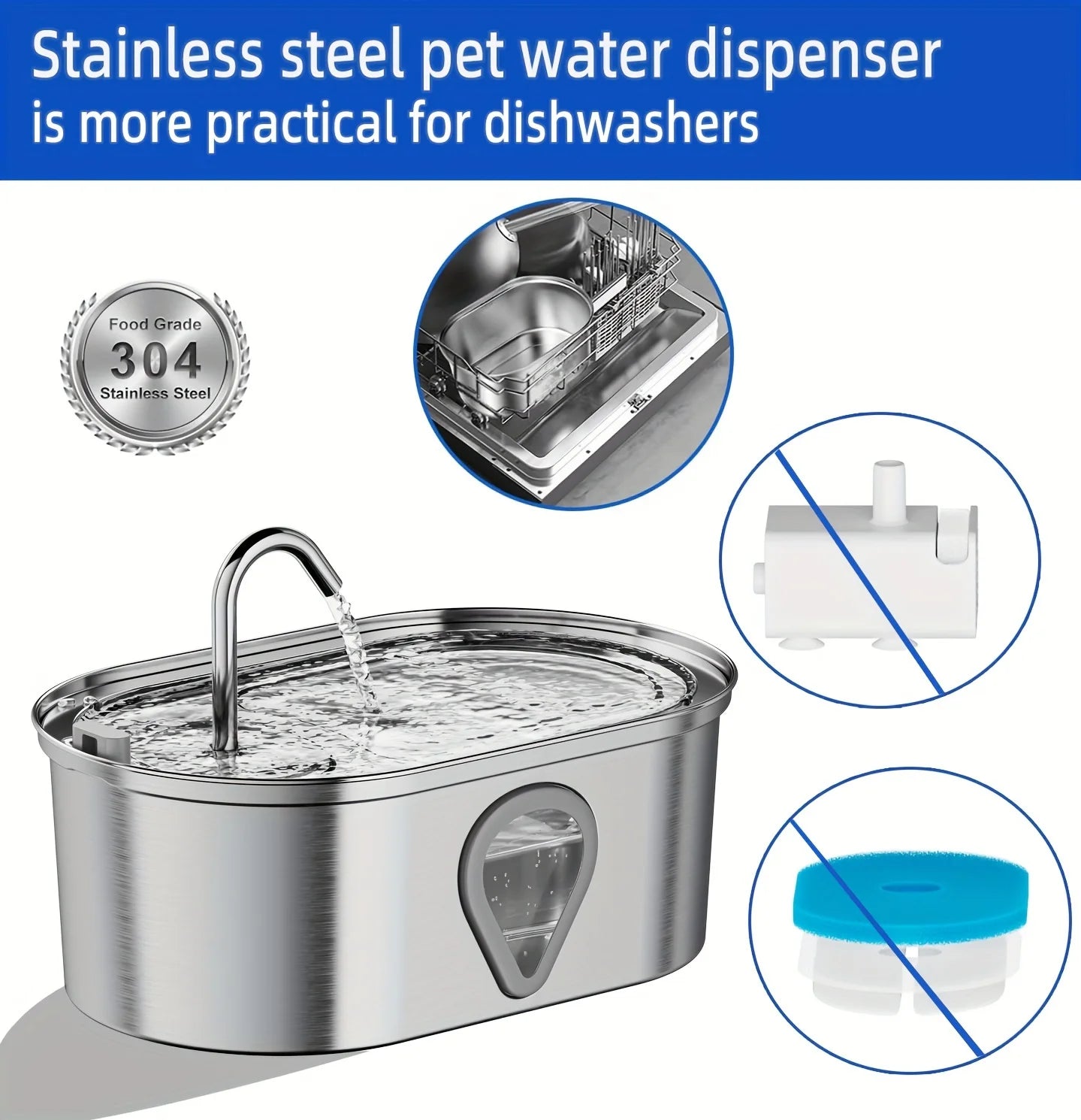 3.5L Capacity Pet Water Dispenser - All Fresh Finds