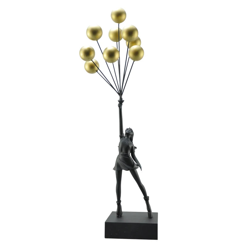 Art Balloon Girl Statues - All Fresh Finds